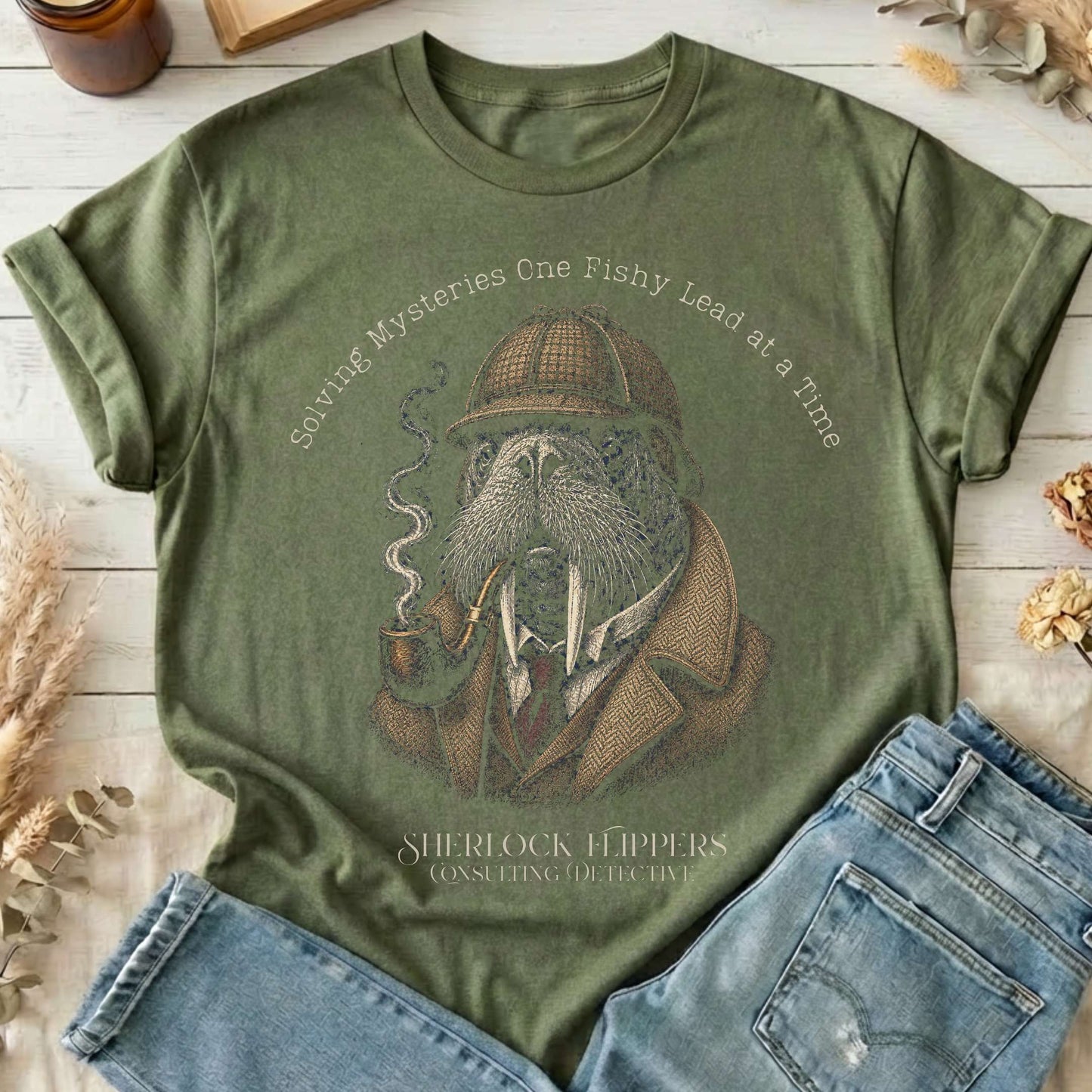 Sherlock Flippers: Consulting Detective T-Shirt