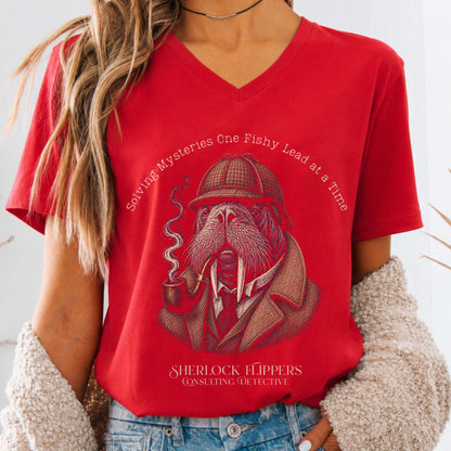 Sherlock Flippers: Consulting Detective V-Neck