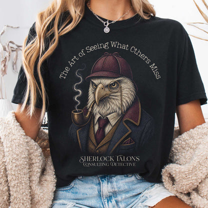T-Shirt Black / S Sherlock Talons: Consulting Detective T-Shirt The Mystic Eden