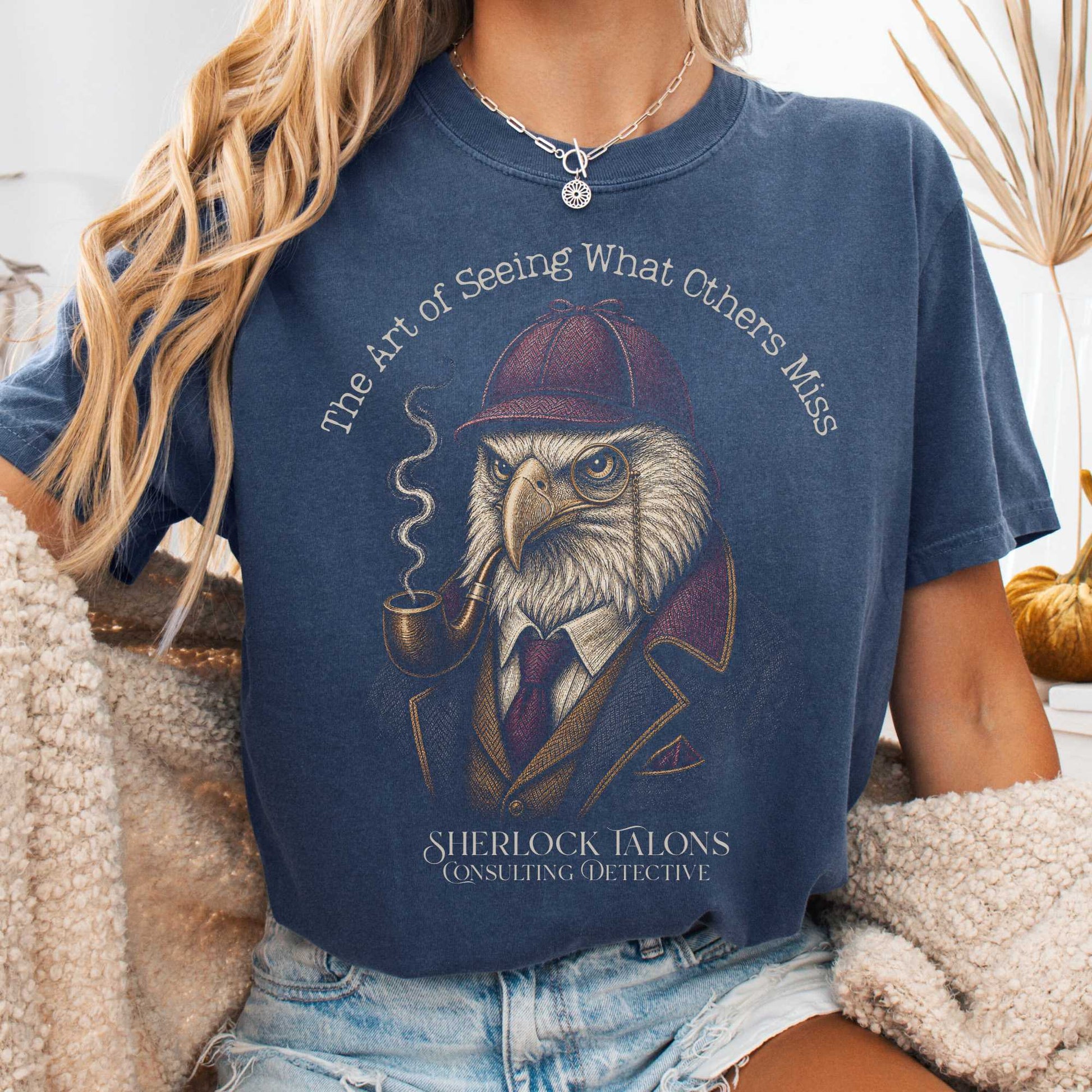 T-Shirt Denim / S Sherlock Talons: Consulting Detective T-Shirt The Mystic Eden