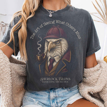 T-Shirt Pepper / S Sherlock Talons: Consulting Detective T-Shirt The Mystic Eden