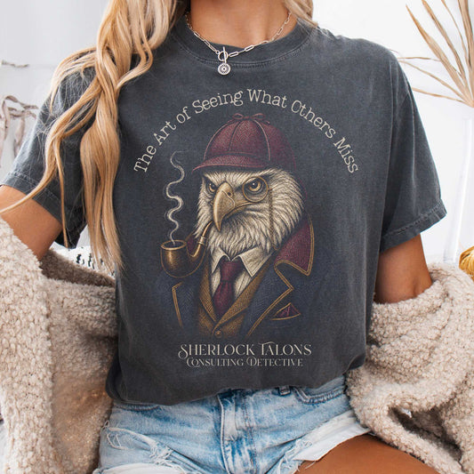T-Shirt Pepper / S Sherlock Talons: Consulting Detective T-Shirt The Mystic Eden
