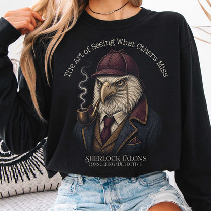 Long-sleeve Black / S Sherlock Talons: Consulting Detective Long Sleeve The Mystic Eden
