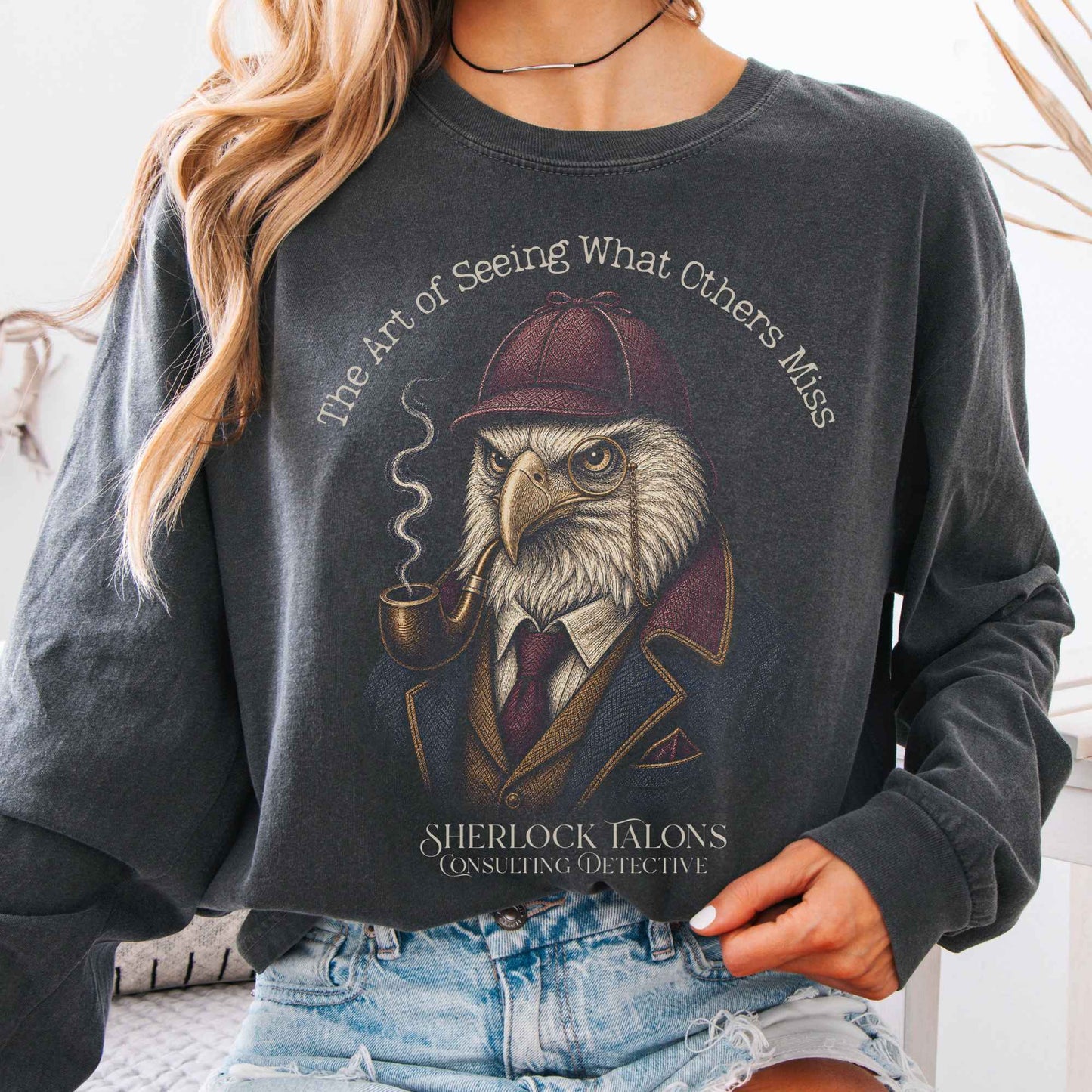 Long-sleeve Pepper / S Sherlock Talons: Consulting Detective Long Sleeve The Mystic Eden