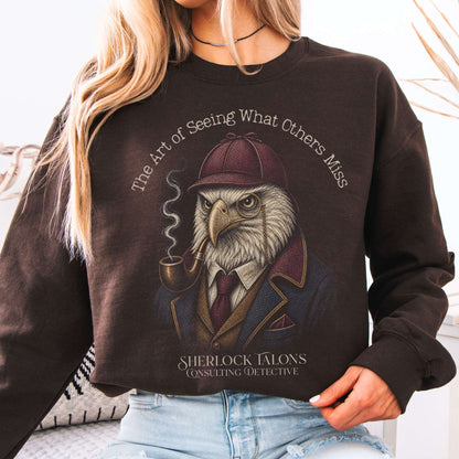 Sweatshirt Dark Chocolate / S Sherlock Talons: Consulting Detective Sweatshirt The Mystic Eden