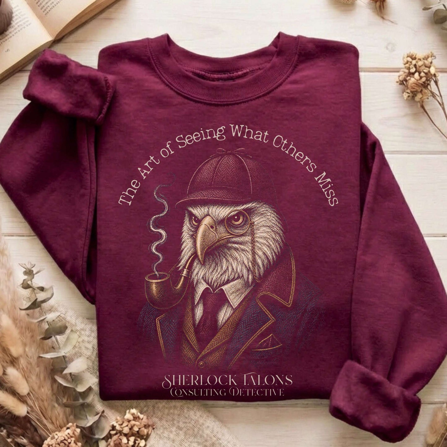 Sherlock Talons: Consulting Detective Sweatshirt