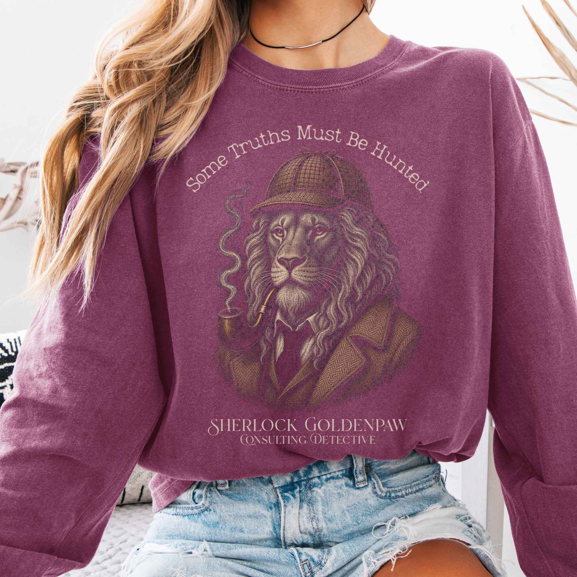 Long-sleeve Berry / S Sherlock Goldenpaw Consulting Detective Long Sleeve The Mystic Eden