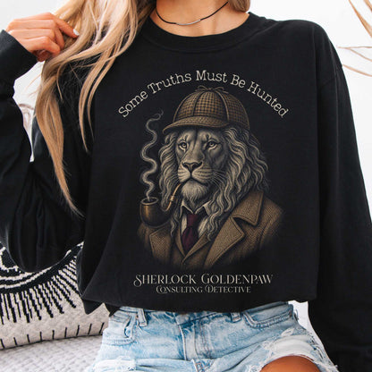 Long-sleeve Black / S Sherlock Goldenpaw Consulting Detective Long Sleeve The Mystic Eden