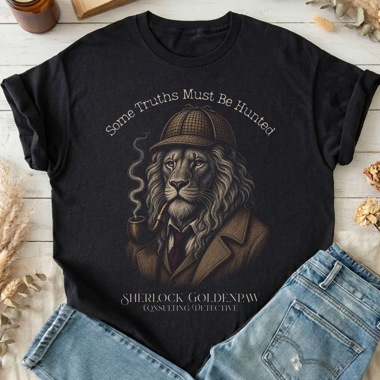 Sherlock Goldenpaw Consulting Detective T-Shirt