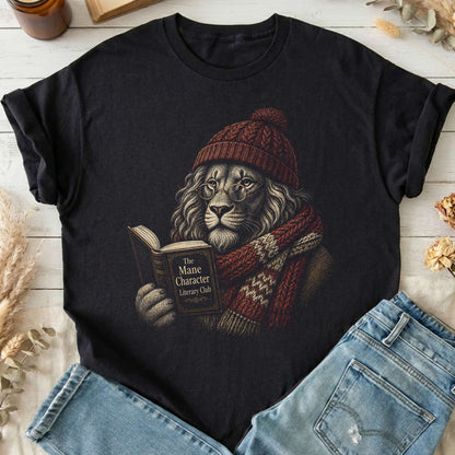 The Mane Character Literary Club Lion T-Shirt