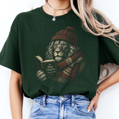 The Mane Character Literary Club Lion T-Shirt