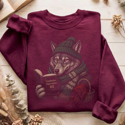 Grandmother Impersonation 101 Wolf Red Riding Hood Sweatshirt