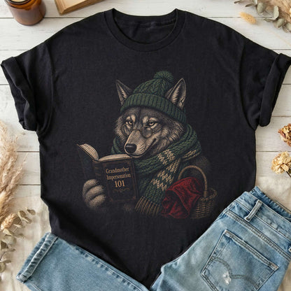 Grandmother Impersonation 101 Wolf Red Riding Hood T-Shirt