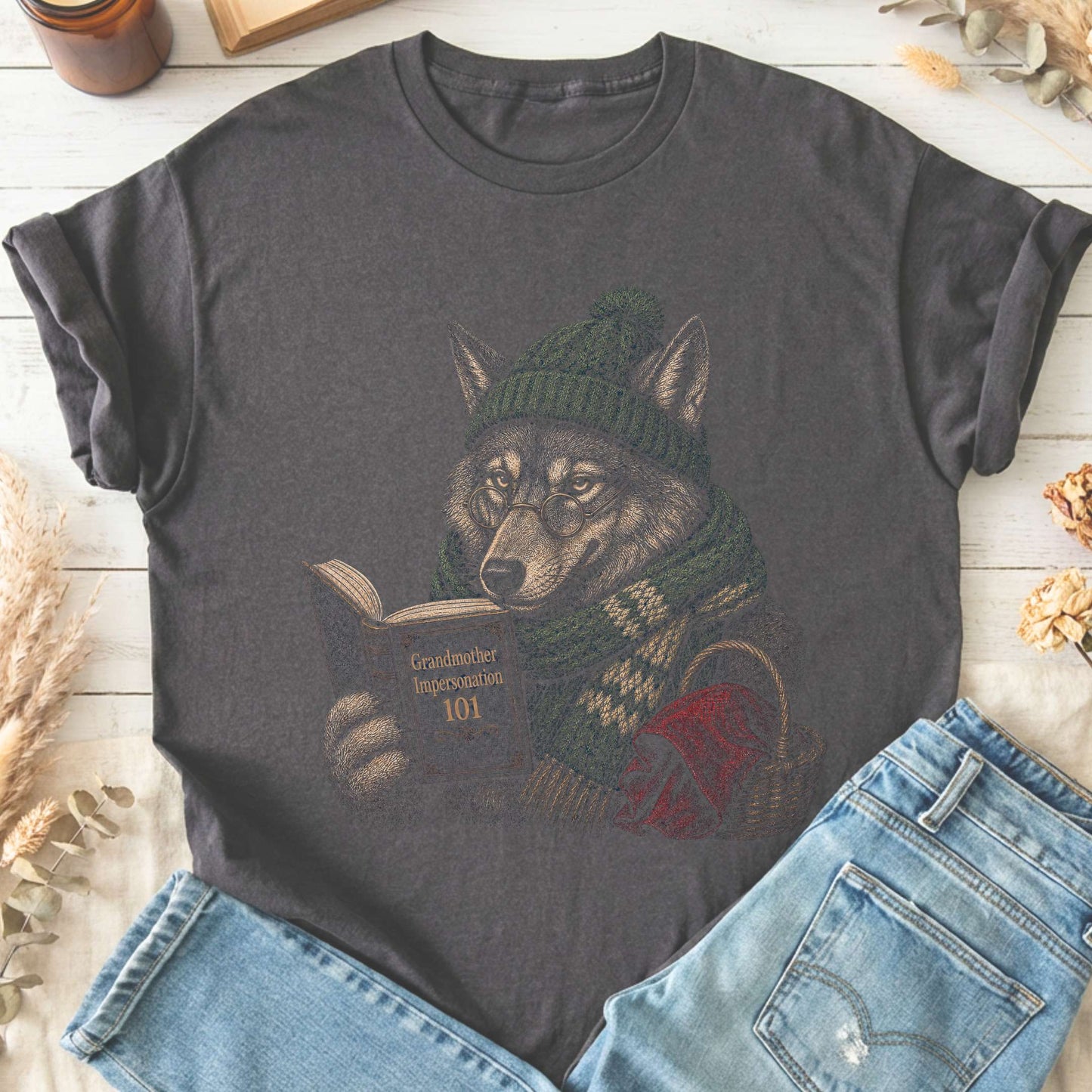 Grandmother Impersonation 101 Wolf Red Riding Hood T-Shirt
