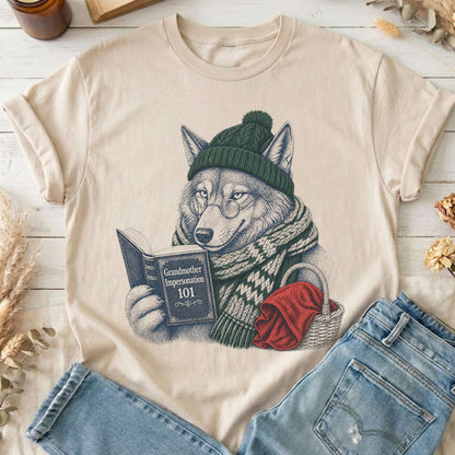 Grandmother Impersonation 101 Wolf Red Riding Hood T-Shirt