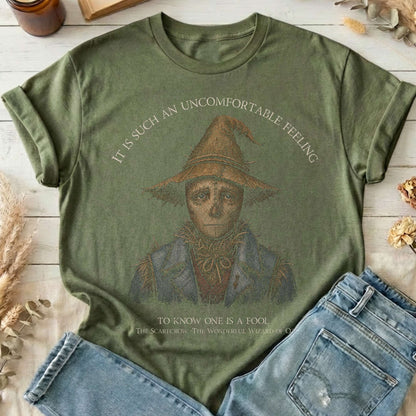 It Is Such an Uncomfortable Feeling Scarecrow T-Shirt
