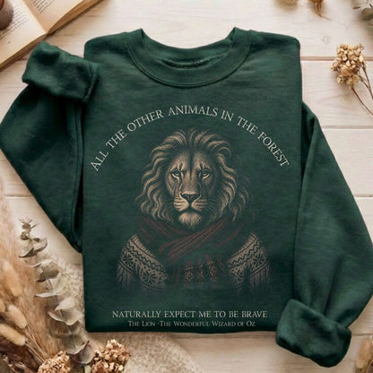 All the Other Animals in the Forest Lion Oz Sweatshirt