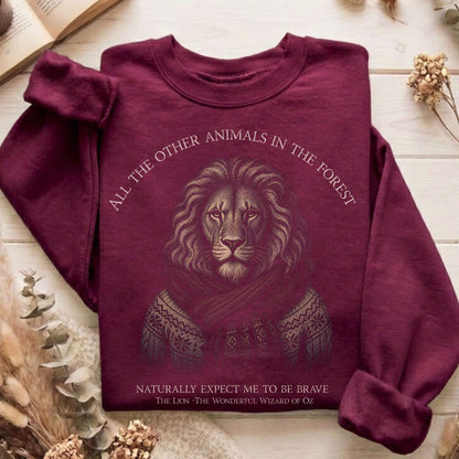 All the Other Animals in the Forest Lion Oz Sweatshirt