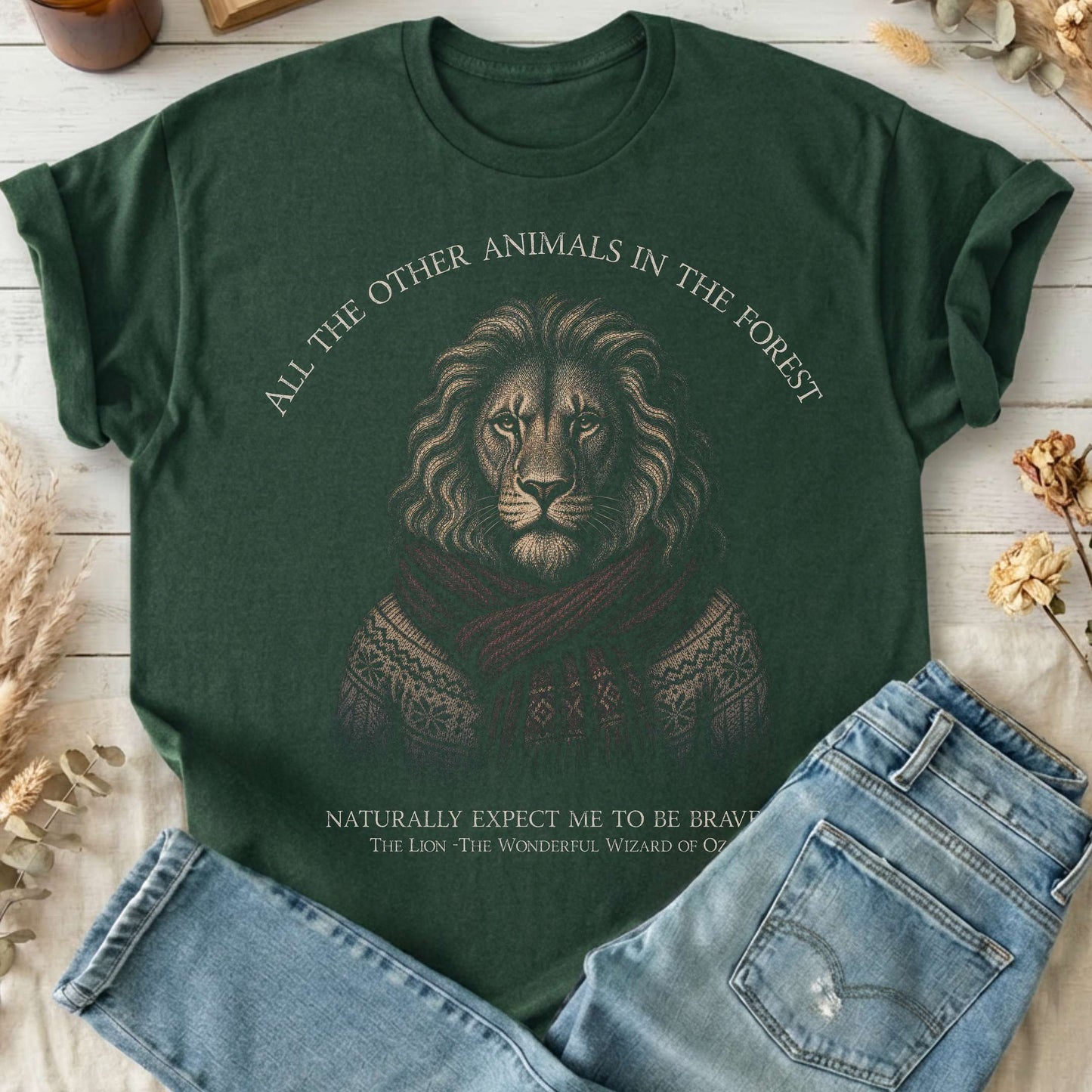 All the Other Animals in the Forest Lion Oz T-Shirt