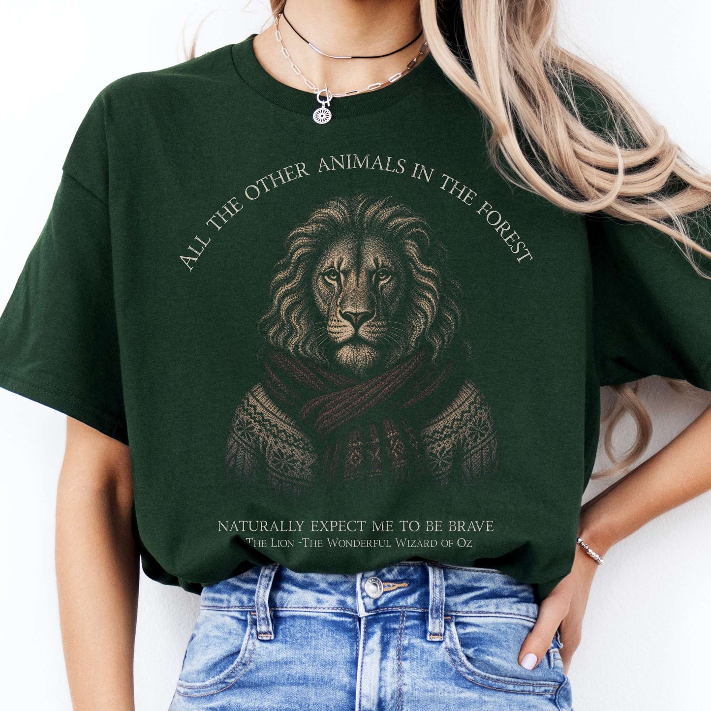 All the Other Animals in the Forest Lion Oz T-Shirt