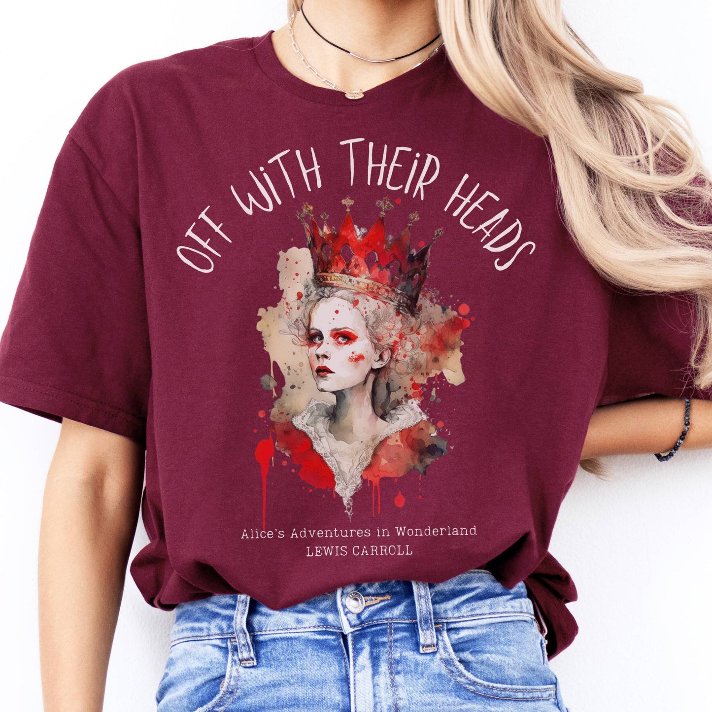 T-Shirt Off With Their Heads Queen of Hearts T-Shirt The Mystic Eden