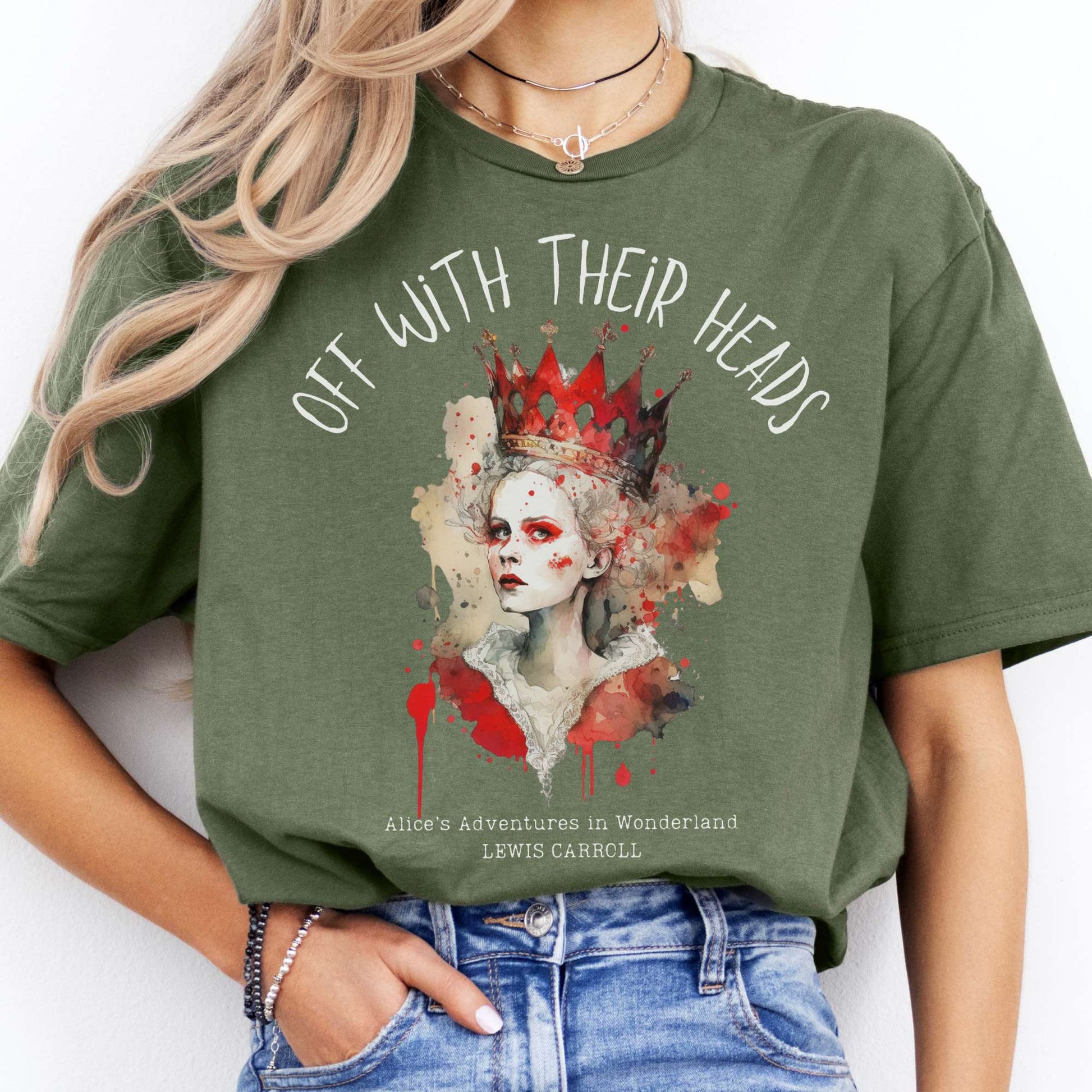 T-Shirt Off With Their Heads Queen of Hearts T-Shirt The Mystic Eden