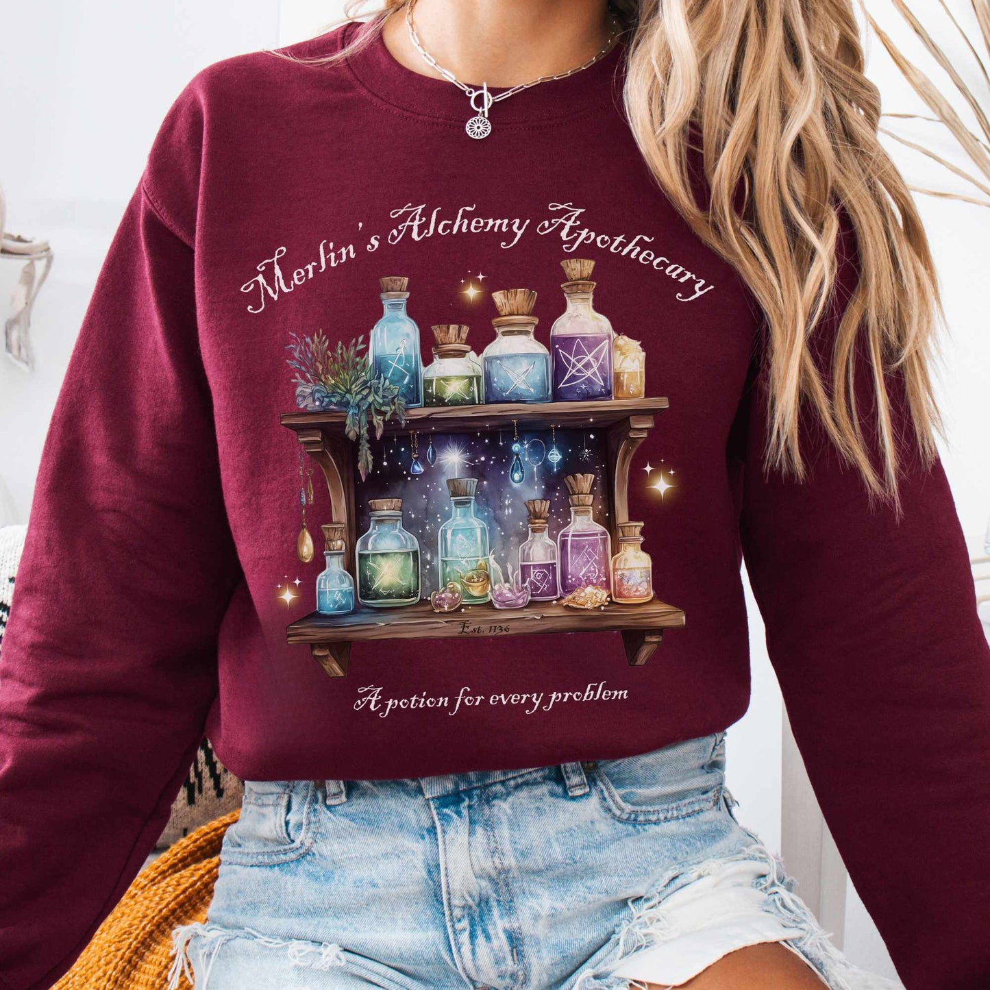 Merlin's Alchemy Apothecary Sweatshirt