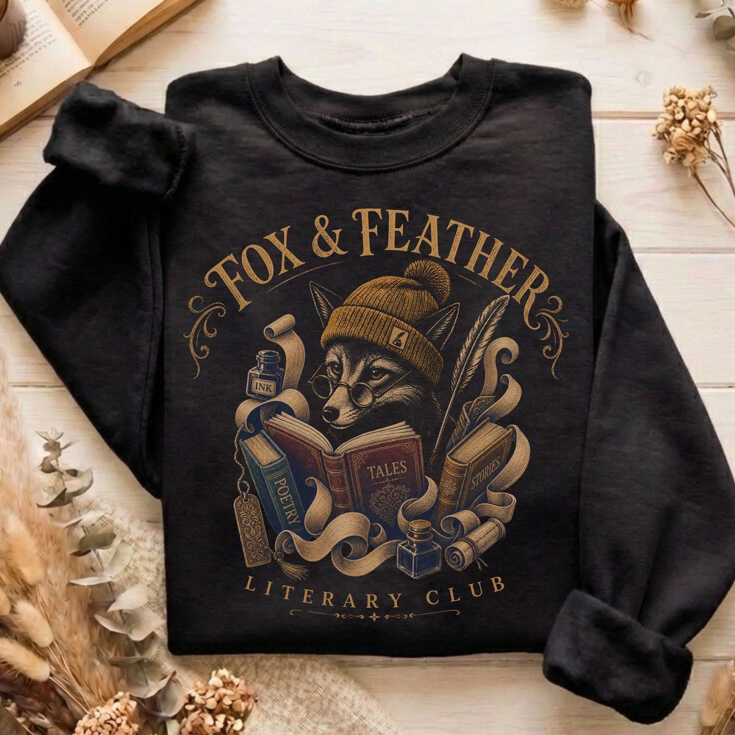 Fox & Feather Literary Club Sweatshirt