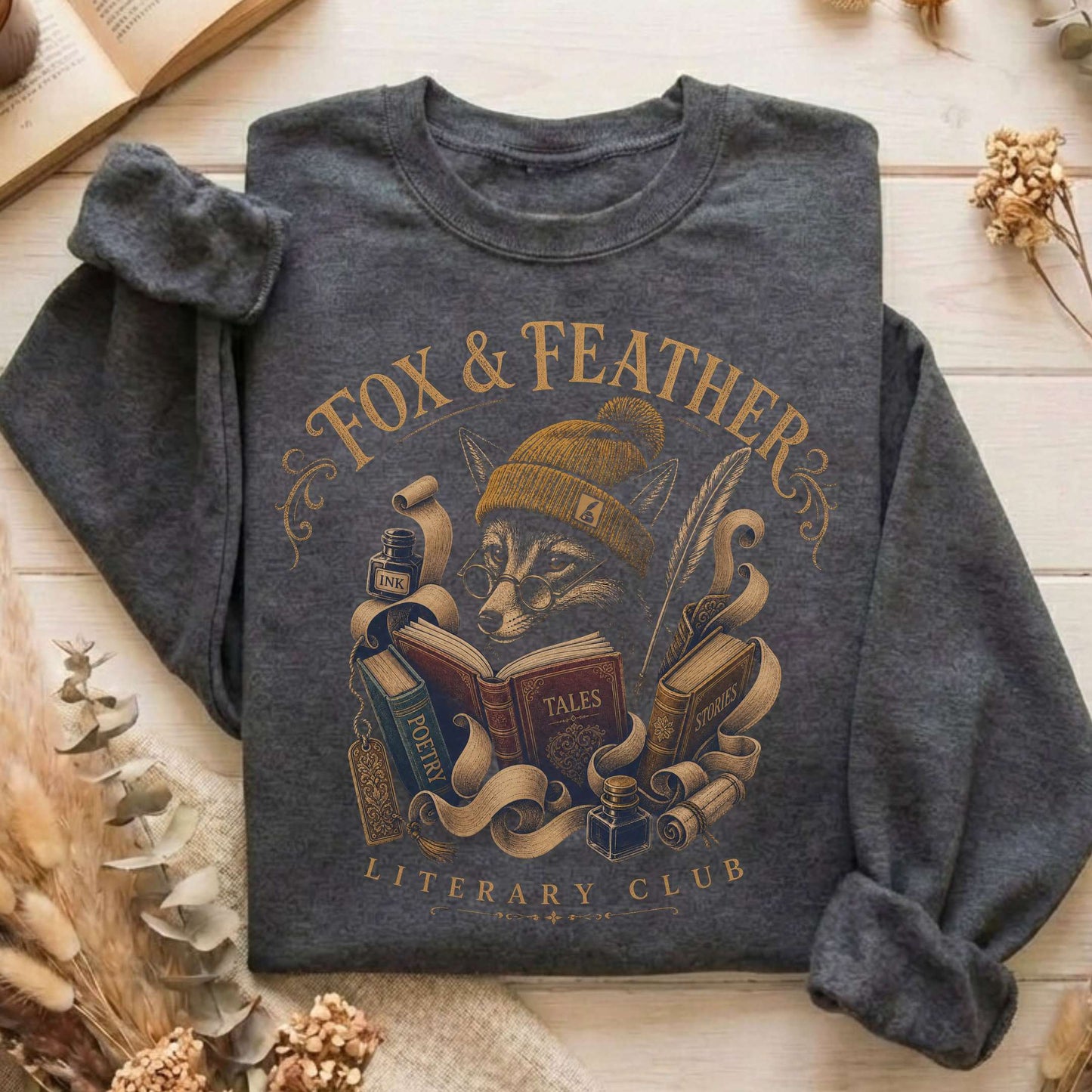 Fox & Feather Literary Club Sweatshirt