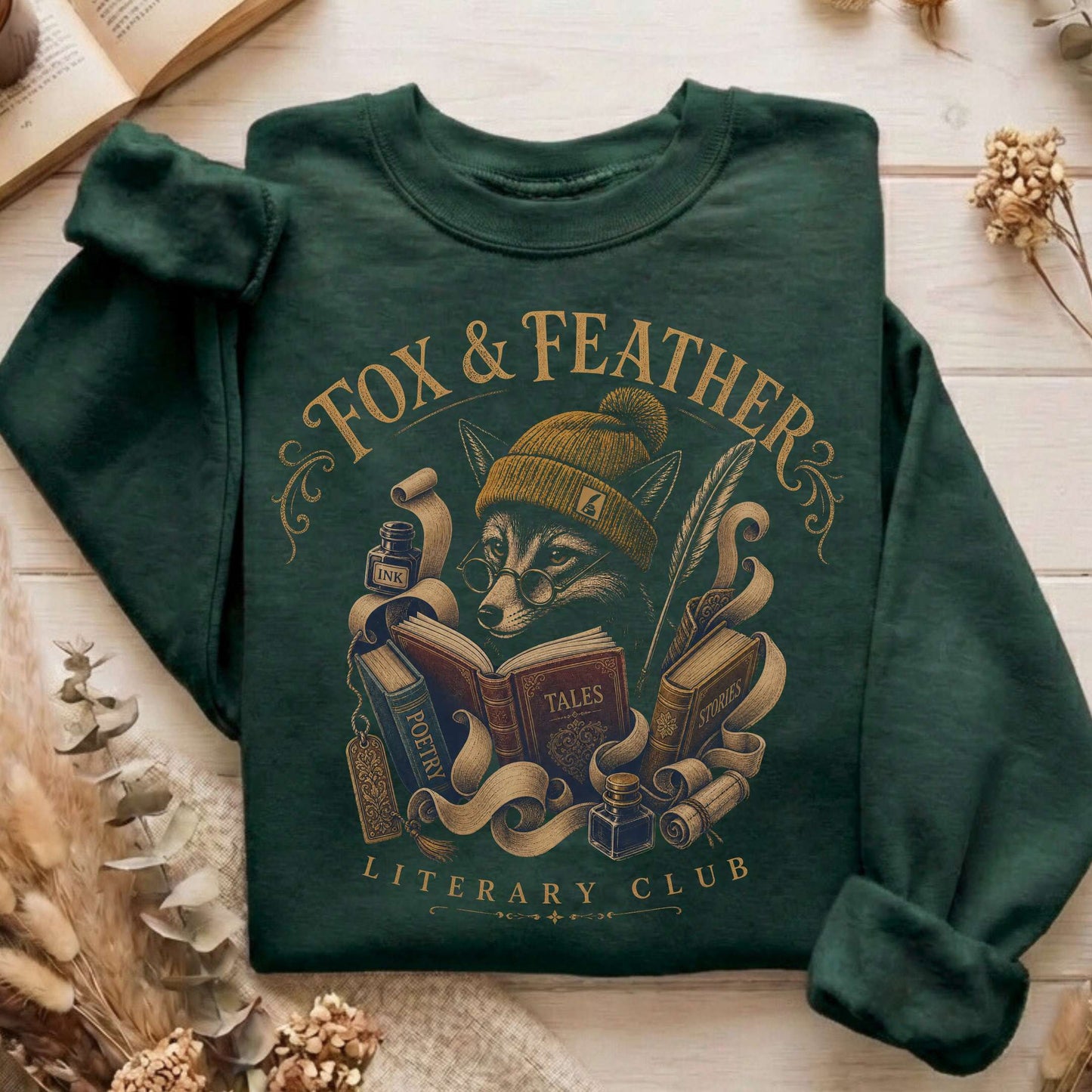 Fox & Feather Literary Club Sweatshirt