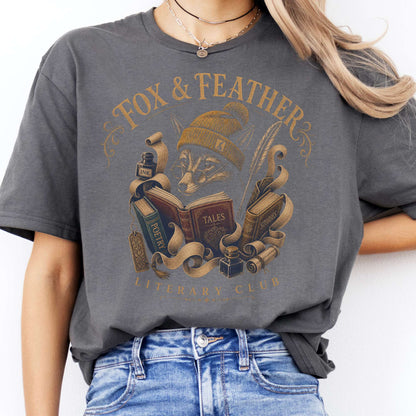 Fox & Feather Literary Club T-Shirt