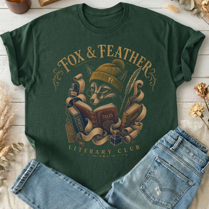 Fox & Feather Literary Club T-Shirt