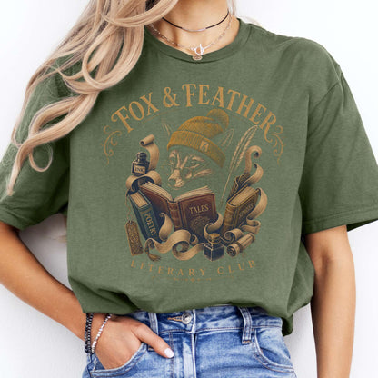 Fox & Feather Literary Club T-Shirt