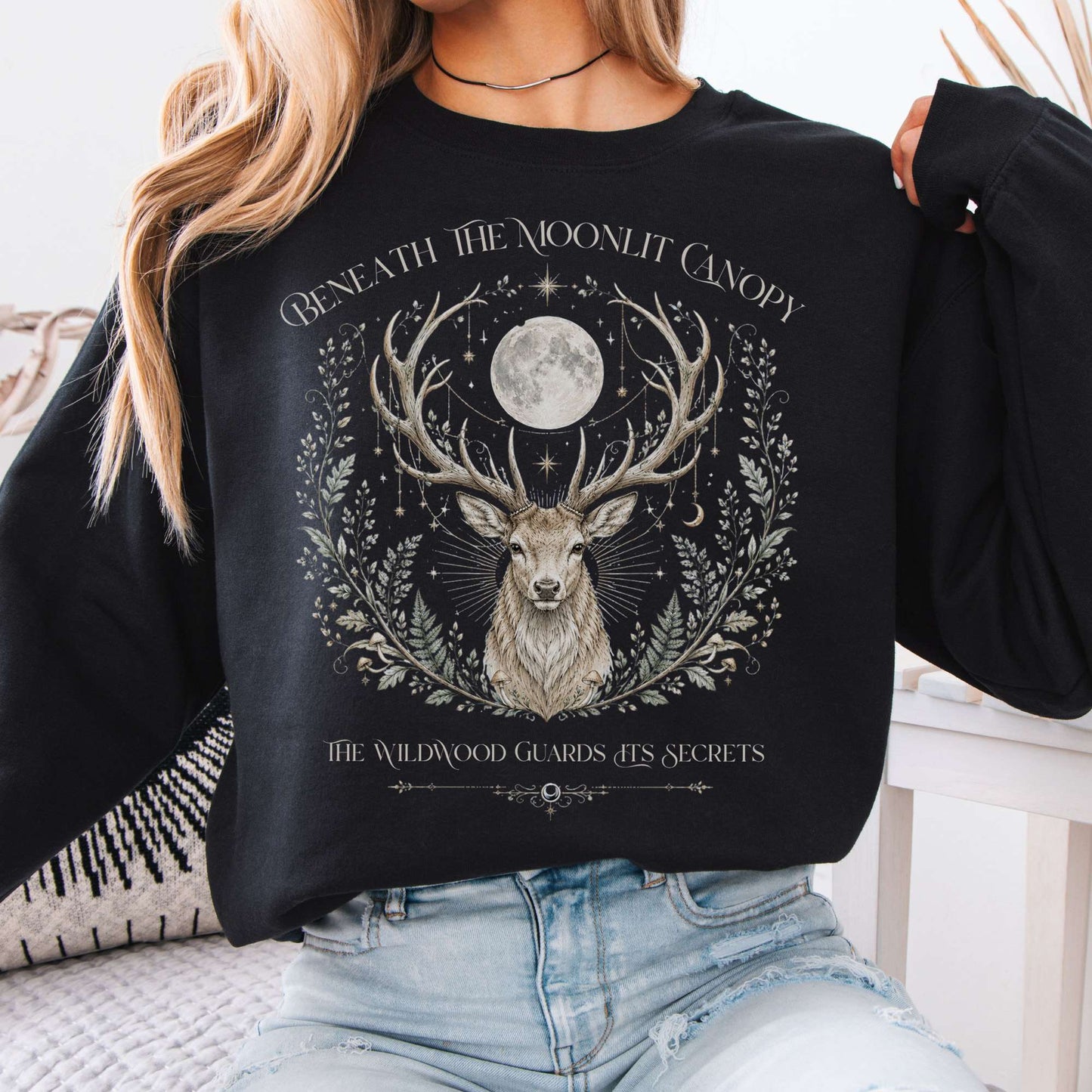 Beneath the Moonlit Canopy Sweatshirt