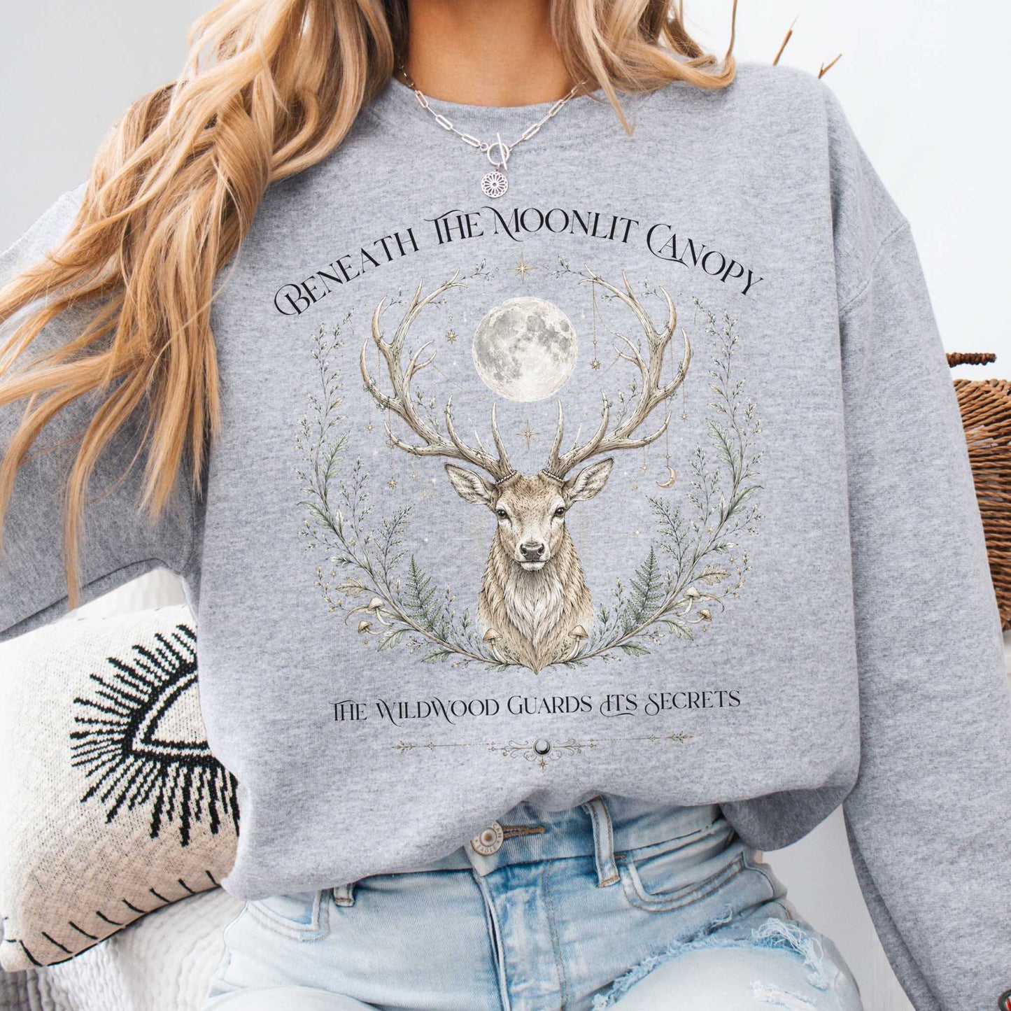 Beneath the Moonlit Canopy Sweatshirt
