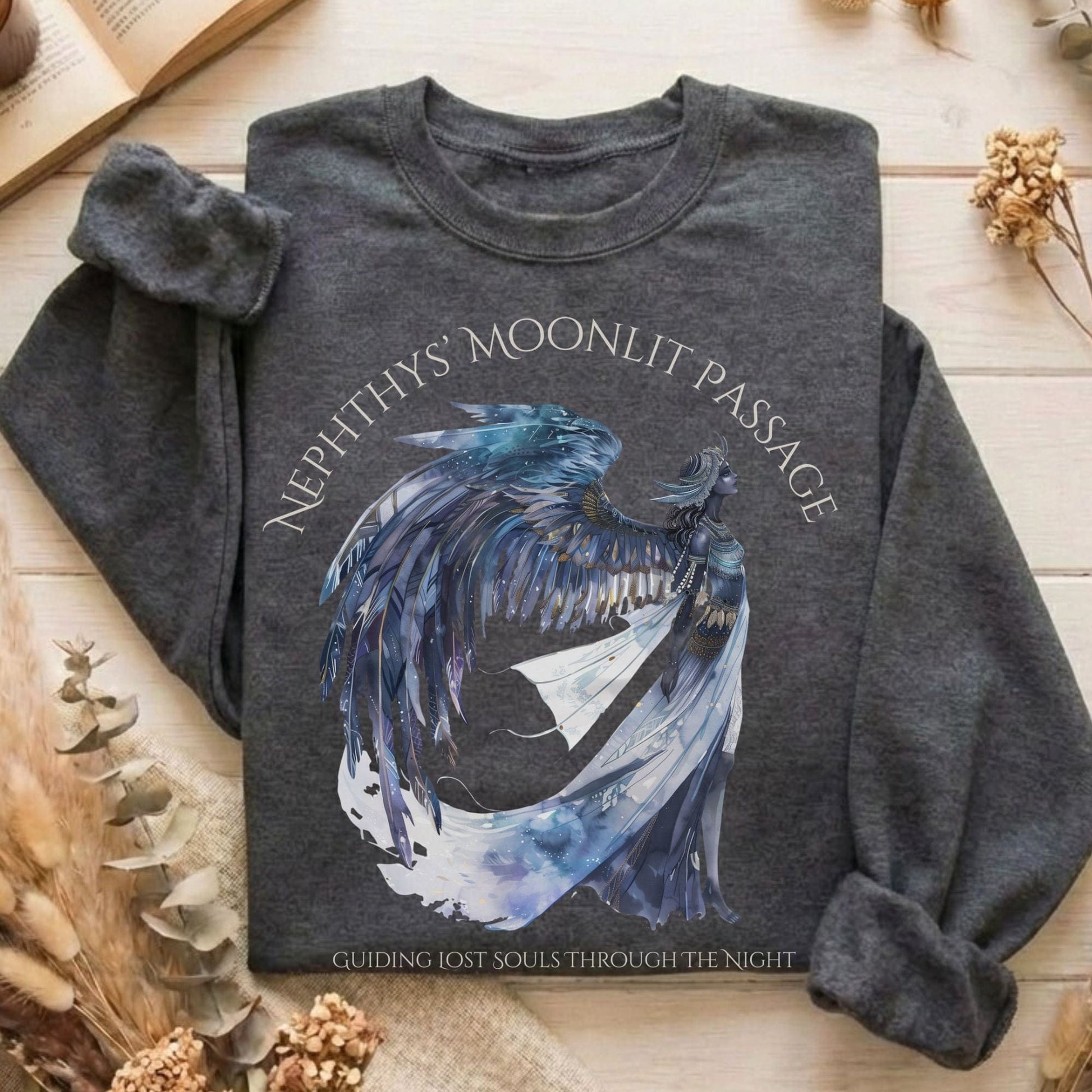 Sweatshirt Dark Heather / S Design 265 Crewneck Sweatshirt The Mystic Eden