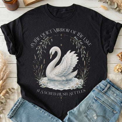 In The Quiet Mirror Swan T-Shirt
