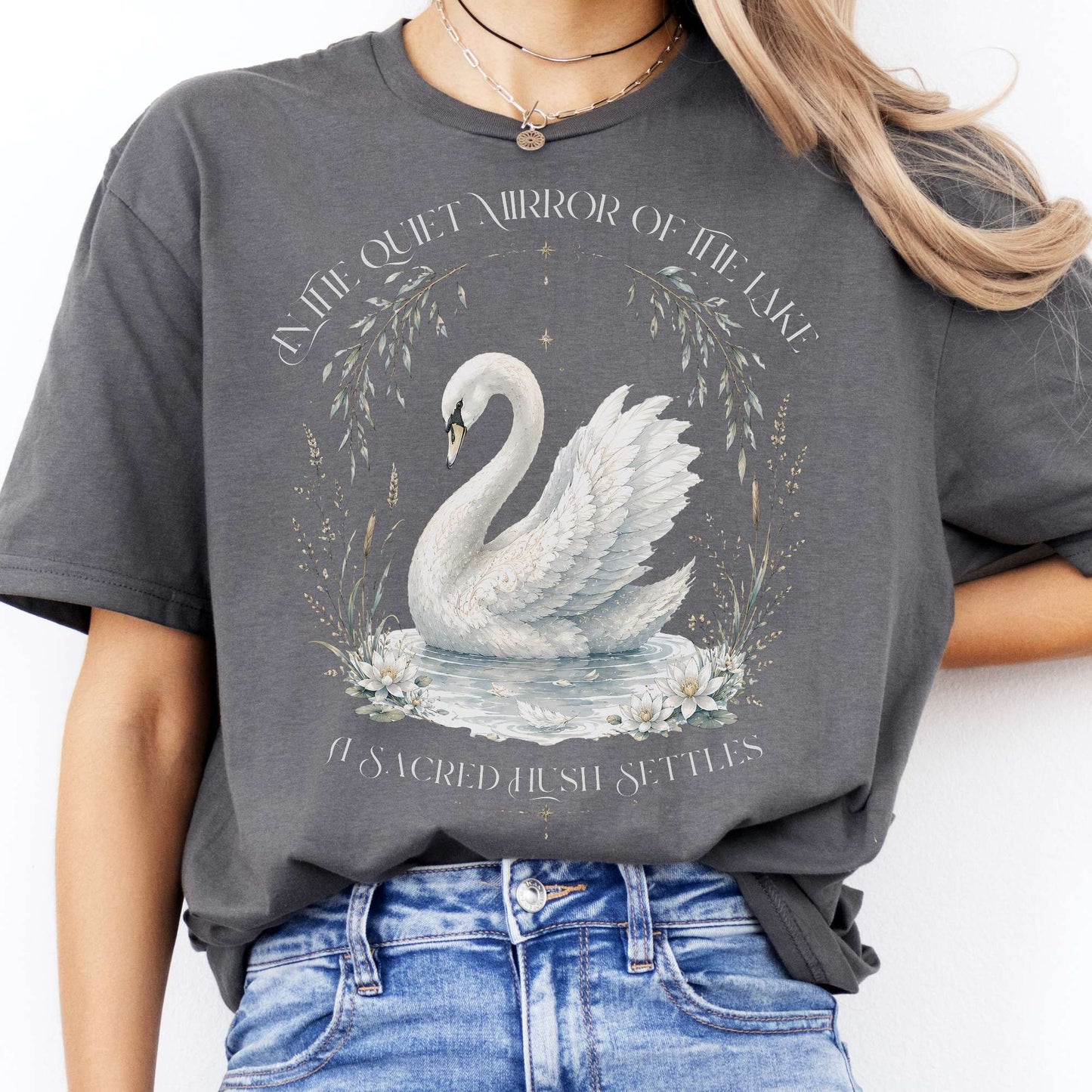 In The Quiet Mirror Swan T-Shirt
