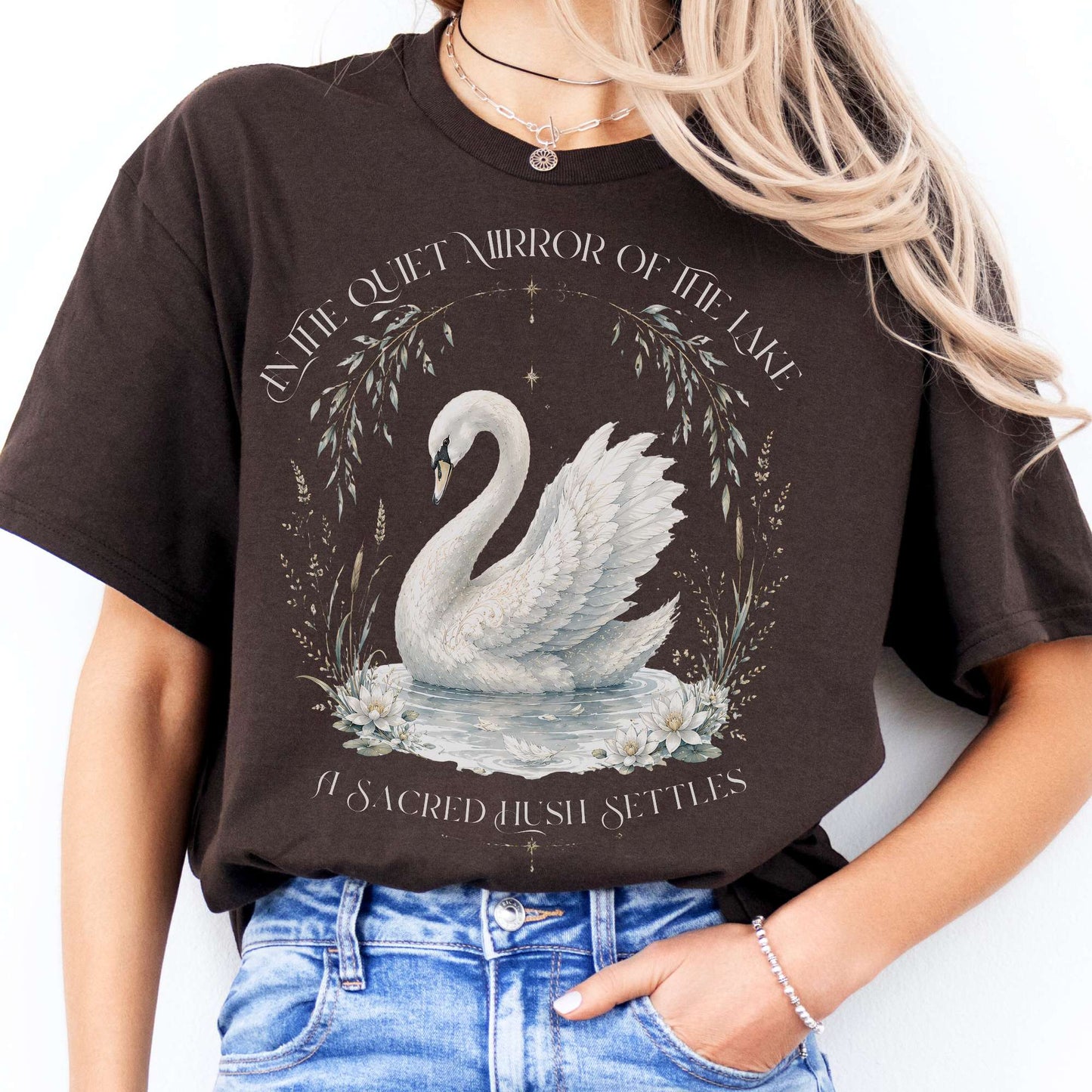 In The Quiet Mirror Swan T-Shirt