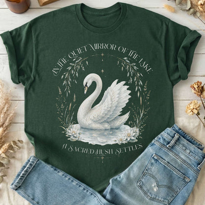 In The Quiet Mirror Swan T-Shirt
