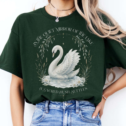 In The Quiet Mirror Swan T-Shirt