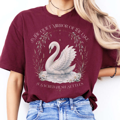 In The Quiet Mirror Swan T-Shirt