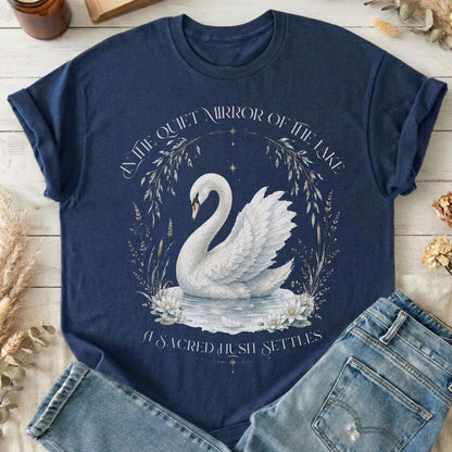 In The Quiet Mirror Swan T-Shirt