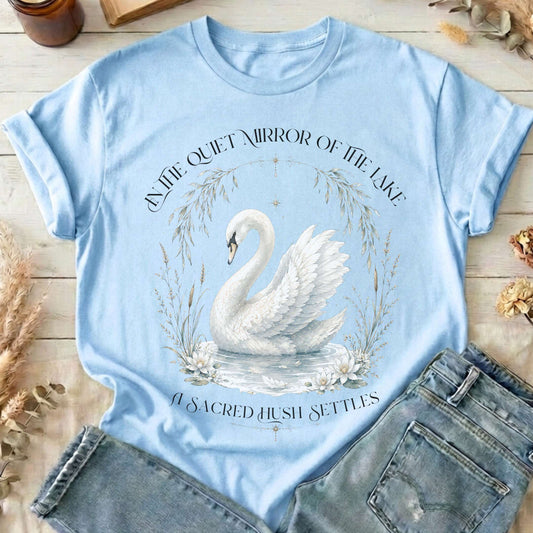 In The Quiet Mirror Swan T-Shirt