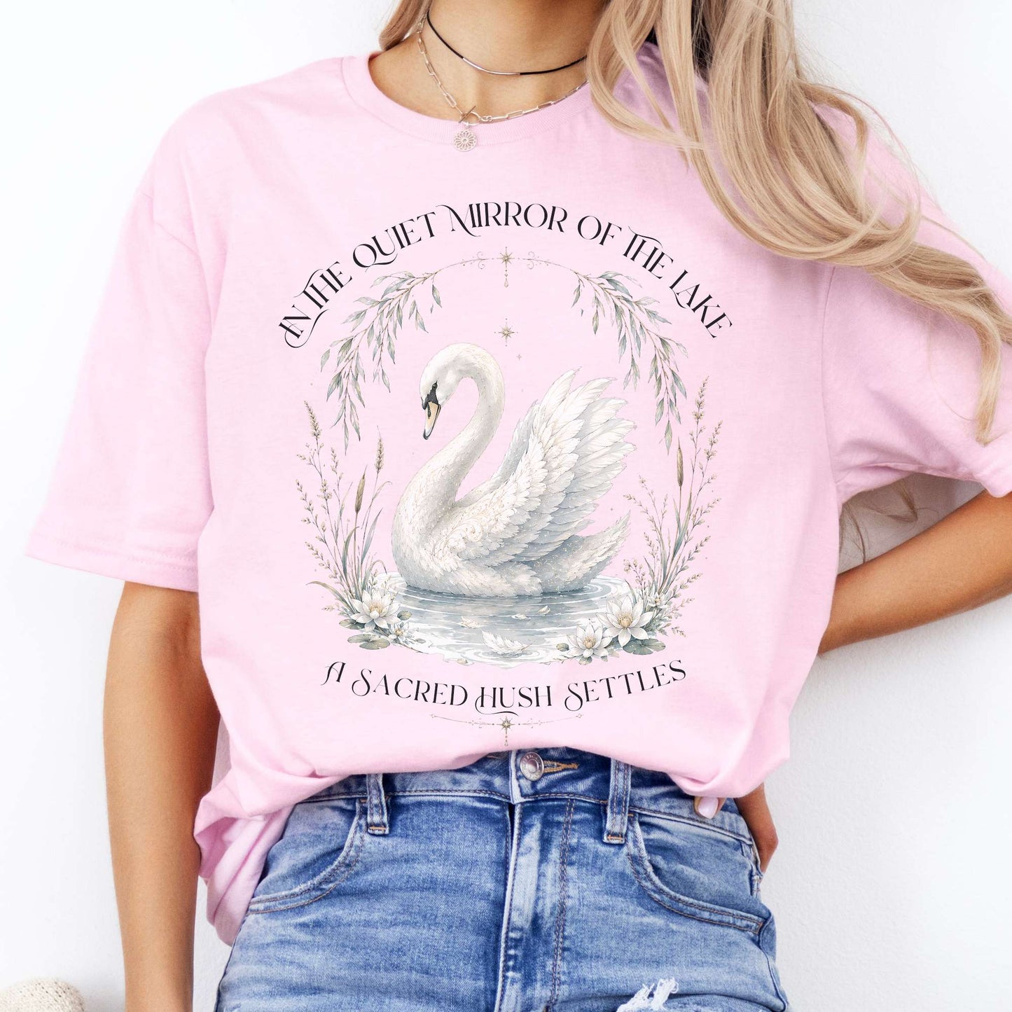 In The Quiet Mirror Swan T-Shirt