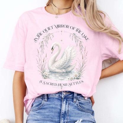 In The Quiet Mirror Swan T-Shirt