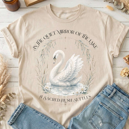 In The Quiet Mirror Swan T-Shirt