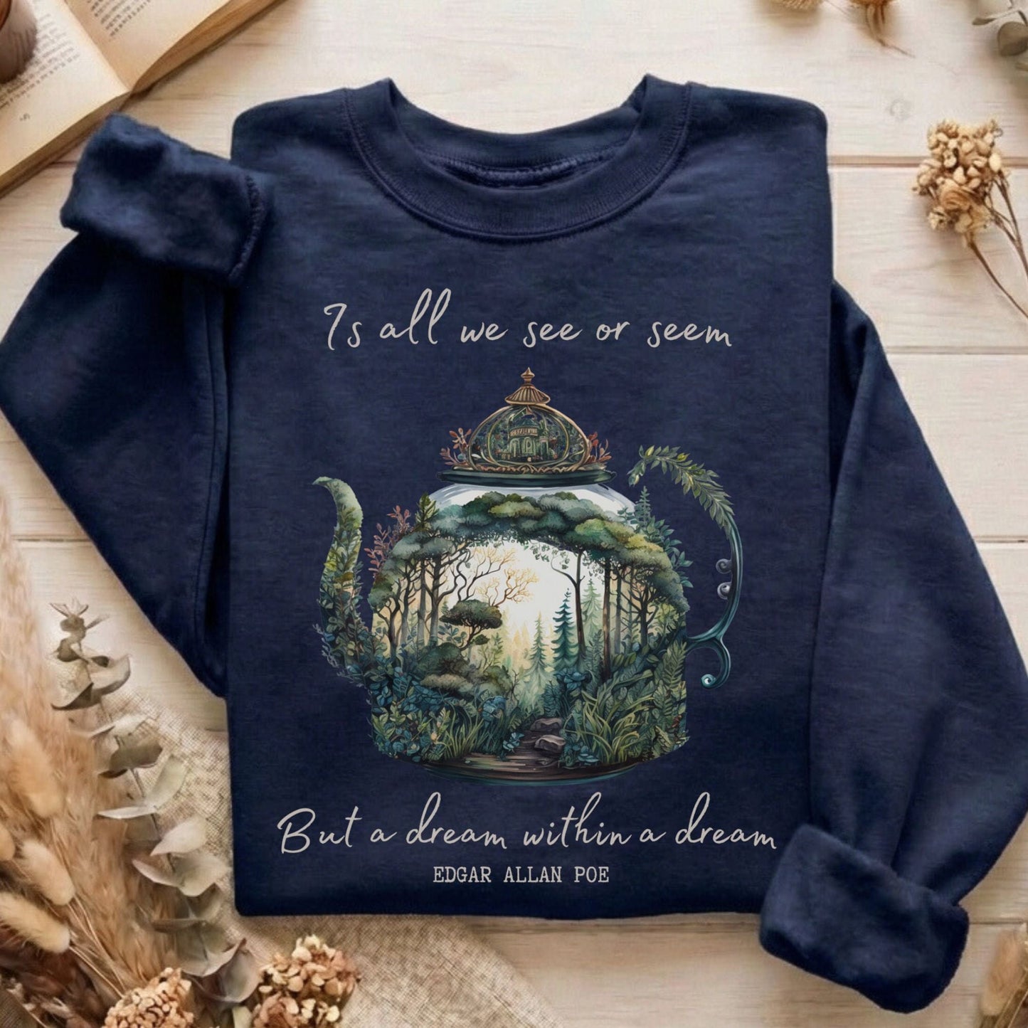 Sweatshirt Navy / S Design 35 Sweatshirt The Mystic Eden