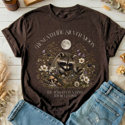 Beneath the Silver Moon Raccoon T-Shirt