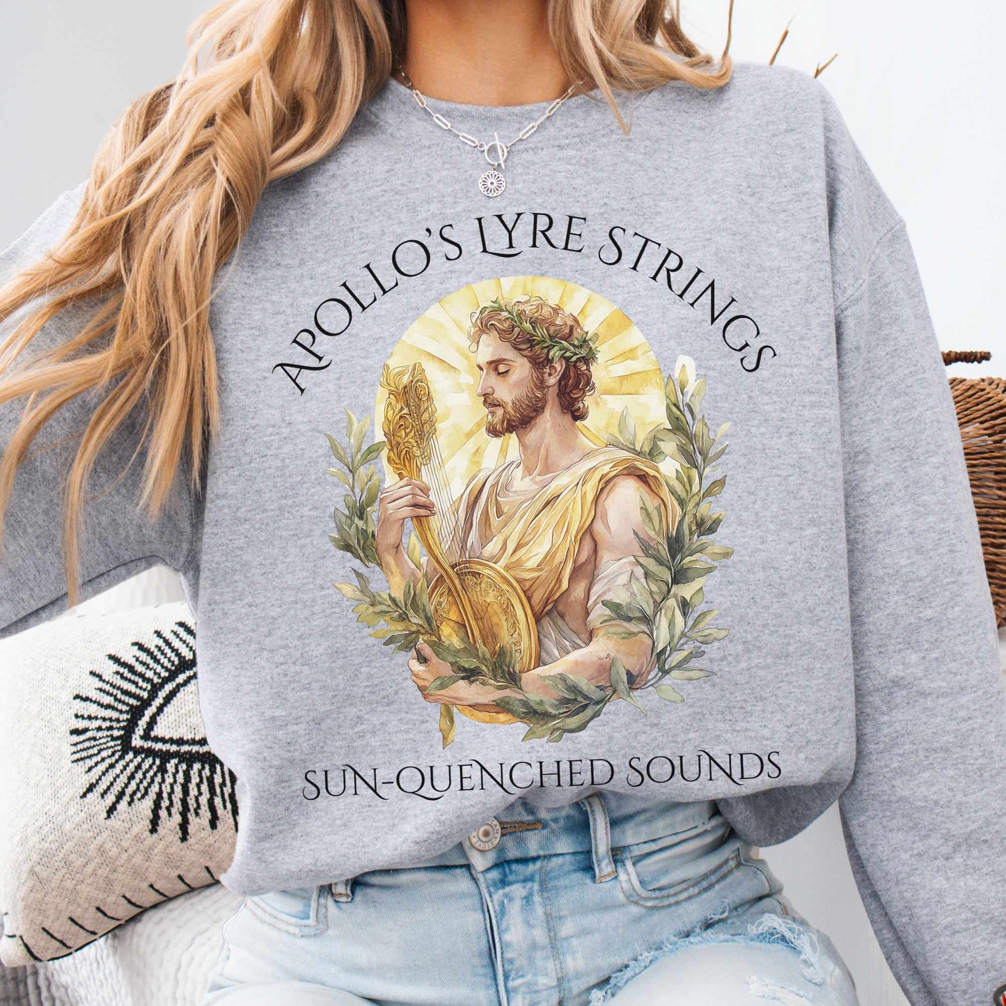 Apollo's Lyre Strings Sweatshirt